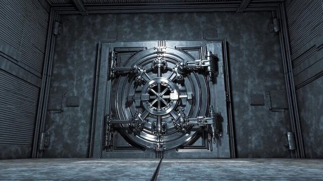 old metal door with a keyhole