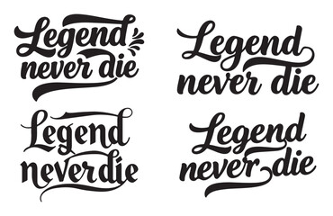 Hand Lettering Typography Quotes Set
