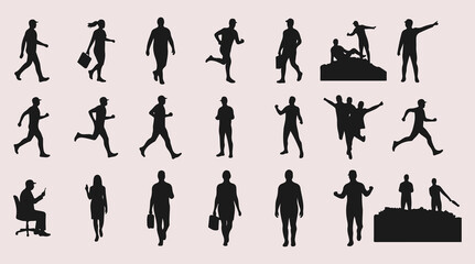 Business People Silhouette Collection