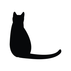 Cat Silhouette Vector Illustration