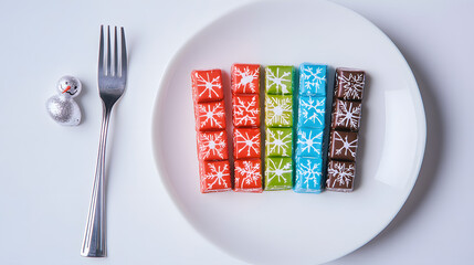 Minimalist Christmas，christmas, decoration, christmas tree,holiday, xmas,winter, decorations, celebration, presents,gift, Santa Claus，ornaments，new year，december，seasonal，gift