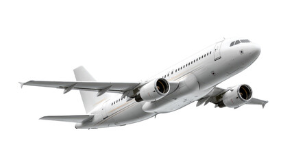  Soaring Through the Skies: A sleek, modern passenger aircraft ascends gracefully, its wings slicing through the air. capturing the essence of travel and adventure.