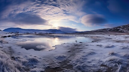 frozen moonlight and snow