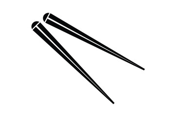 Chopstick Icon, Chopstick Vectors on white background.