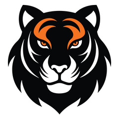 tiger head vector