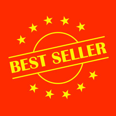 best seller label vector