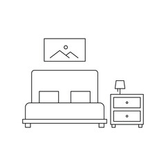 living room with a sofa	