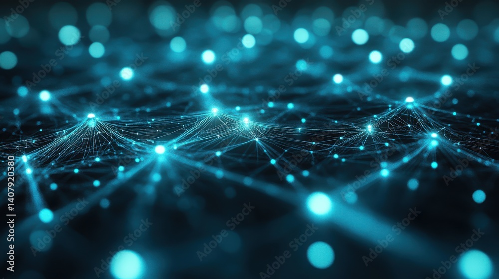 Aufkleber digital technology speed connect blue green background cyber nano information abstract communication innovation future tech data internet network connection,stock image