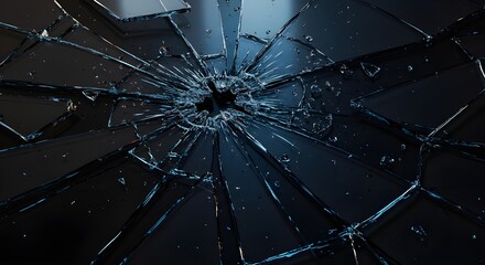 broken glass background
