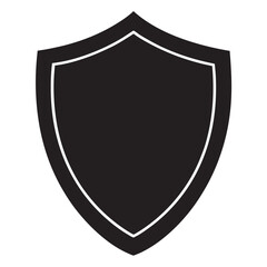 Sheild silhouette vector