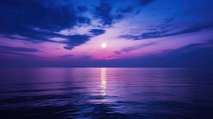 moonrise moonlit clouds