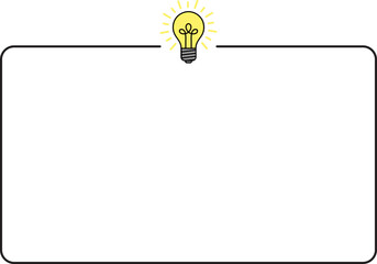 Did You Know Lightbulb for Fun Facts and Tips Illustration