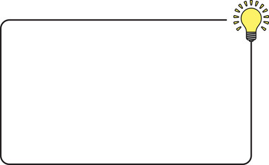 Did You Know Lightbulb for Fun Facts and Tips Illustration