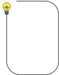 Did You Know Lightbulb for Fun Facts and Tips Illustration