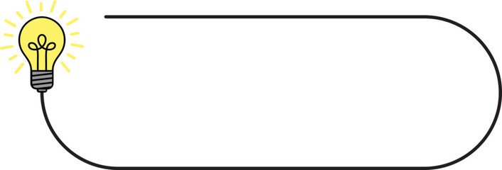 Did You Know Lightbulb for Fun Facts and Tips Illustration