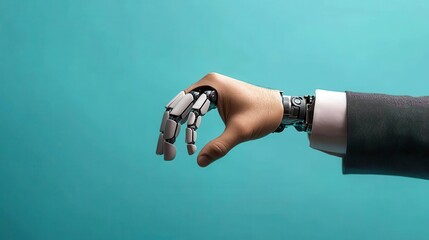 Person receiving AML compliance updates via a secure digital platform, AI monitoring financial transactions