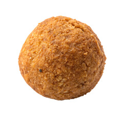 Falafel ball isolated on a transparent background
