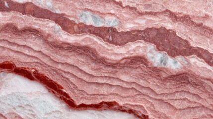 Obraz premium Layered Stone Texture with Reddish Brown Waves