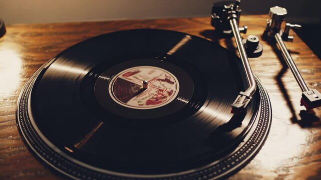 old record player