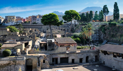 The House of the Gem is a Roman villa in Herculaneum, buried during the eruption of Mount Vesuvius...