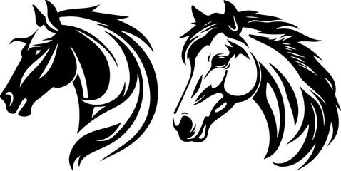 horse head silhouette