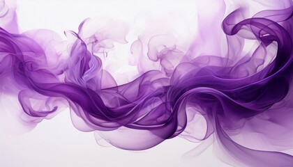 abstract purple smoke flames on white background
