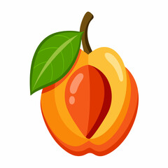 ackee fruit vector icon