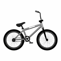 BMX bike isolated on white