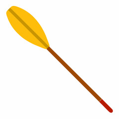 canoe paddle vector icon