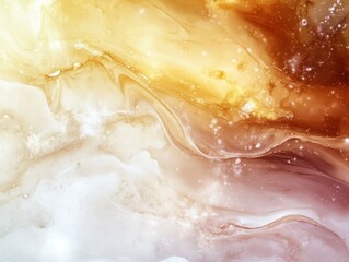 Obraz premium Watercolor texture with flowing pigment and paper grain, artistic background