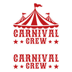 Carnival Crew Circus Tent Design Carnival Crew , Circus Tent Show Fair Staff Security, Theme Birthday Party Shirt Outfit, Tshirt Designs, Cricut Silhouette Cameo