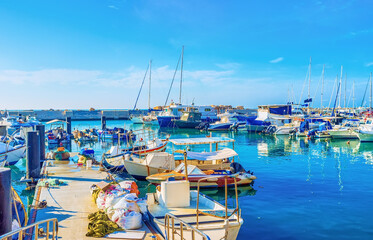 The old fishing port in Jaffa,  Tel Aviv, Israel