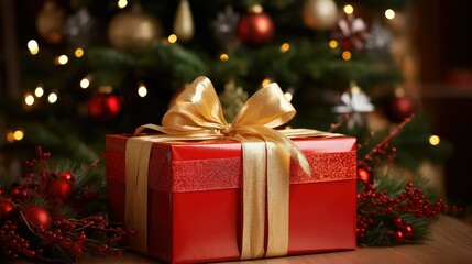 elegance gift with glitter