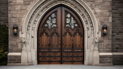 Fototapeta premium stone arch door