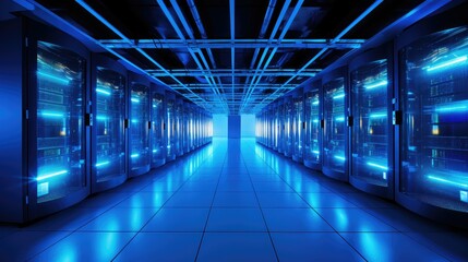 Fototapeta premium cables moving data