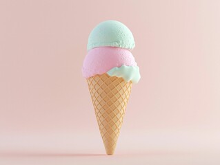 Sweet Ice Cream Cone