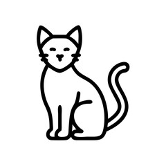 Obraz premium Water cat icon