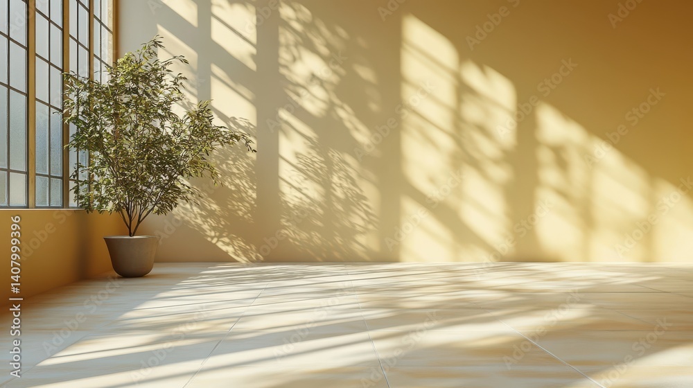 Aufkleber minimalistic abstract simple gentle light beige background for product presentation,light,beautiful 