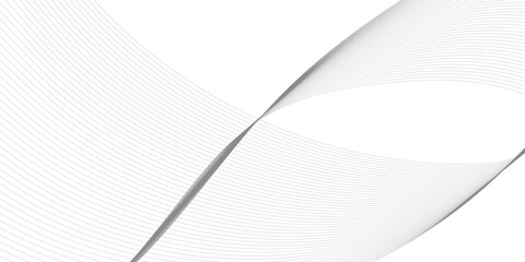 Abstract grey wavy lines background. Digital frequency track equalizer. Abstract frequency sound wave lines and technology curve lines background. Abstract background with business lines background. 