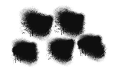 Abstract brush stock isolated on transparent PNG file