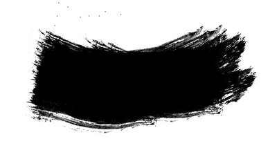 Abstract brush stock isolated on transparent PNG file