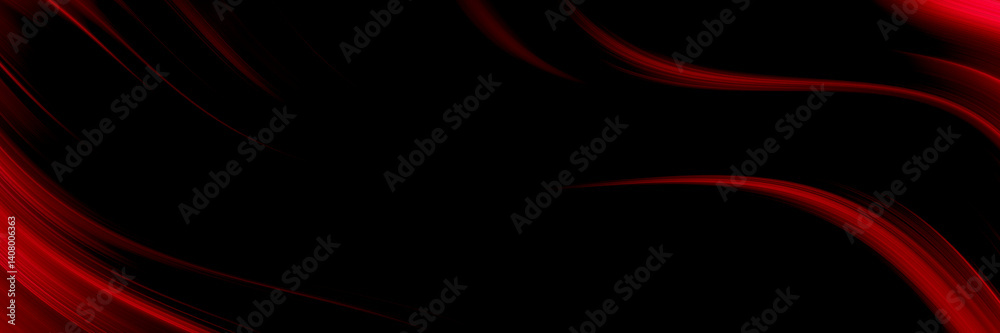 Poster Old wall texture cement black red  background abstract dark color design are light with white gradient background.