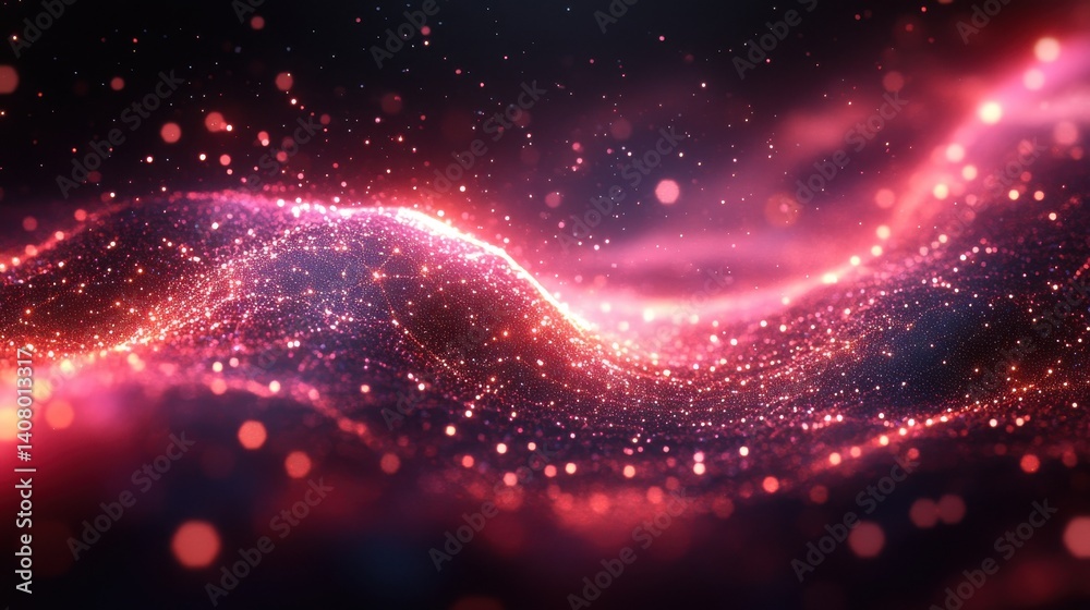 Poster neural network artificial intelligence tech low poly abstract background,photo stock