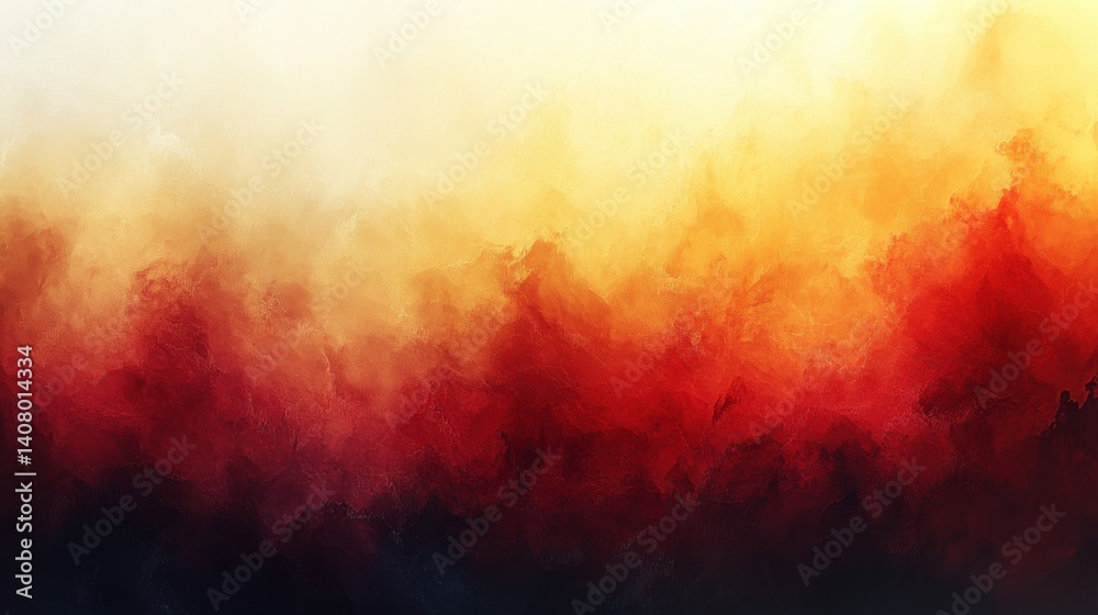 Aufkleber noisy color gradient background grainy noise texture gradient featuring soft transitions of warm orange,red hues blending into white creating a smooth,minimalist background