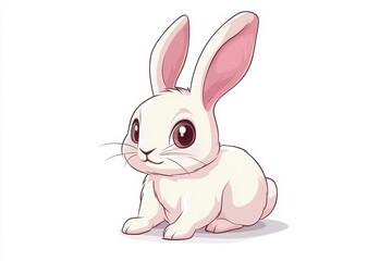 rabbit isolated on white background