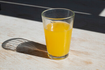glass of orange juice