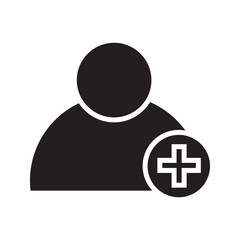 Fototapeta premium Group of people or group of users or add contact illustration Group icon, people icons set in trendy flat style. 10 EPS