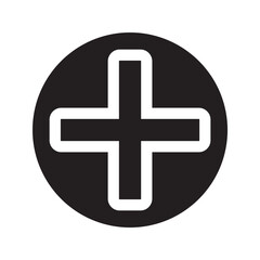 Obraz premium Plus Icon vector. Add icon. Addition sign. Medical Plus icon