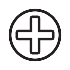 Obraz premium Plus Icon vector. Add icon. Addition sign. Medical Plus icon