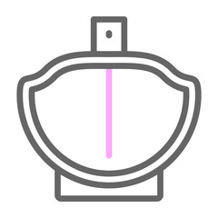 Perfume Vector Line Lt Pink Grey Icon Design